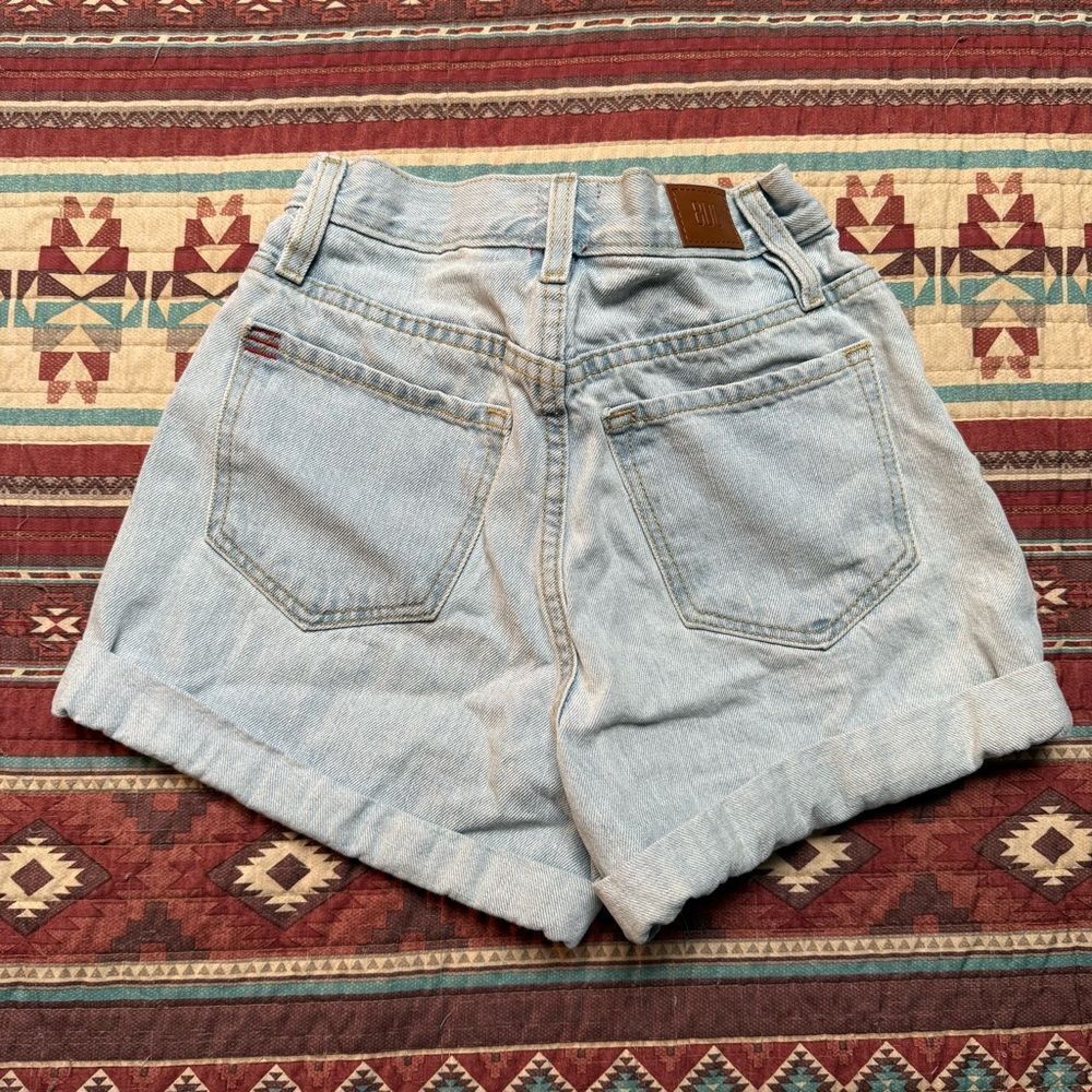 BDG Light Blue Women's mom high rise shorts size 25 - Picture 4 of 6
